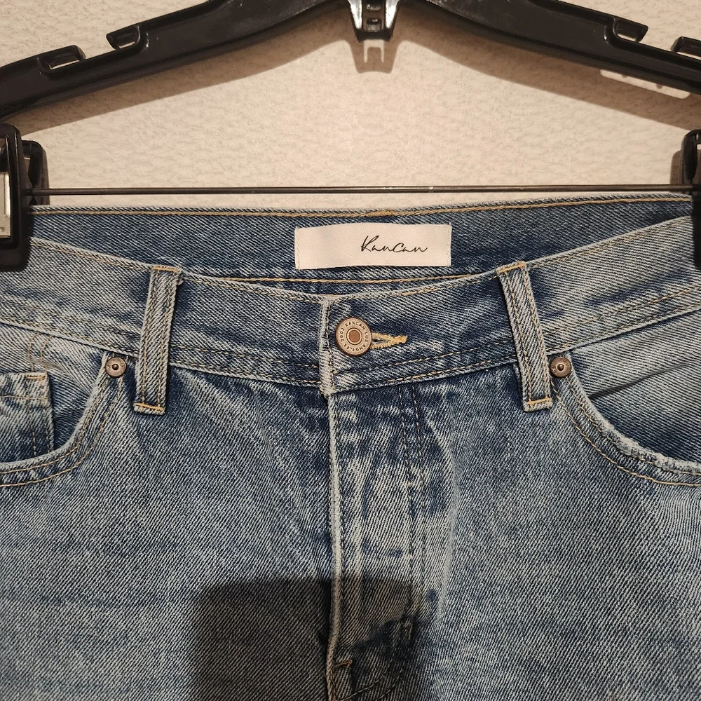 KanCan Rania High Rise Straight Leg Jeans 7/27